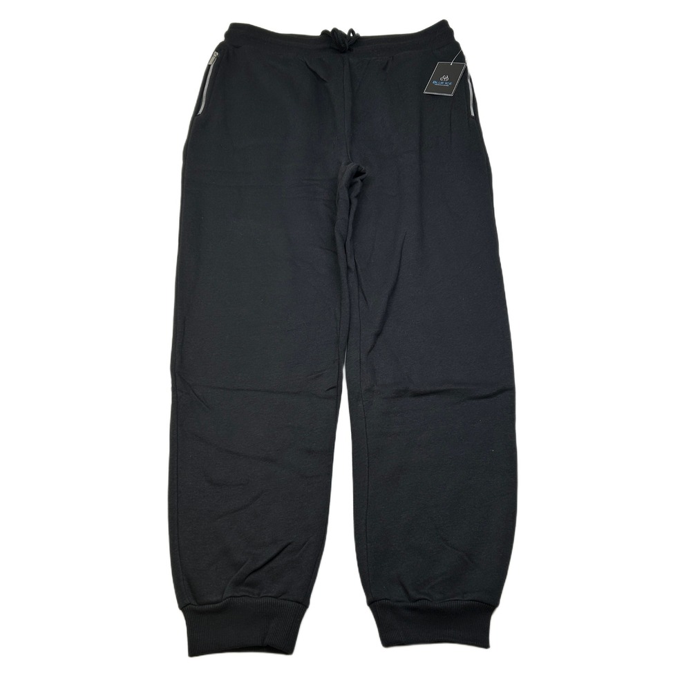 Blue Ice Joggers Sweatpants Mens‎ XL Black Zipper Pockets NEW